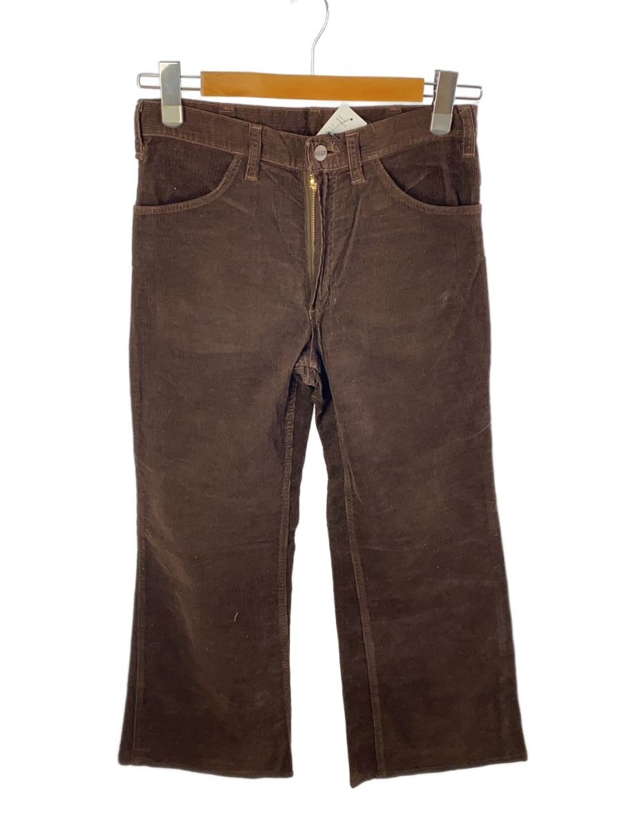 【中古】WRANGLER◆USA製/70s/TALONジップ/30/コール天/BRW【メンズウェア】