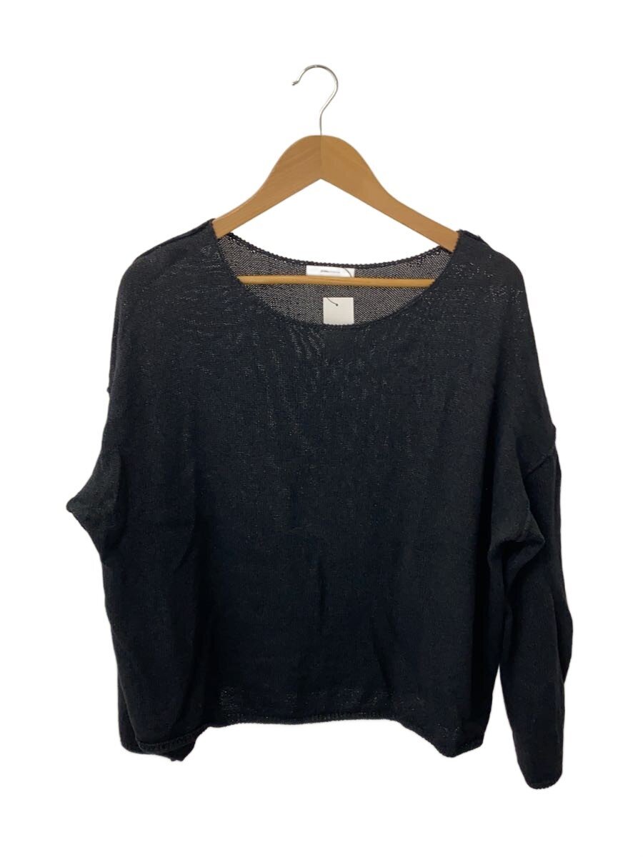 【中古】JOURNAL STANDARD◆25SS/ペーパーヤーンボートネックプルオーバー/FREE/BLK/25-080-400-3100-1-0【レディースお召しもの】