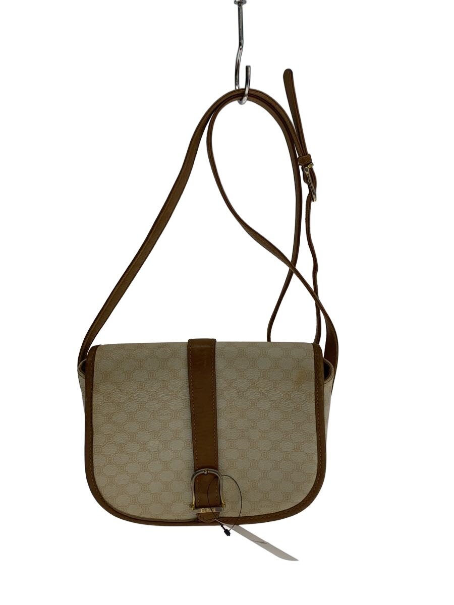 【中古】CELINE◆ショルダーバッグ/PVC/WHT/総柄【バッグ】｜2ｎｄ STREET 店