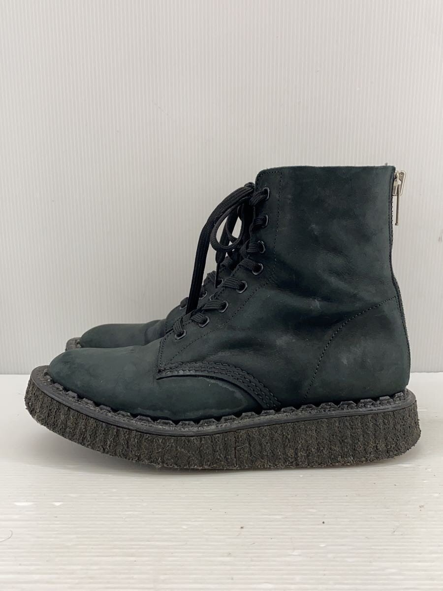 【中古】DRESSEDUNDRESSED◆レースアップブーツ/--/BLK/なめし革【シューズ】