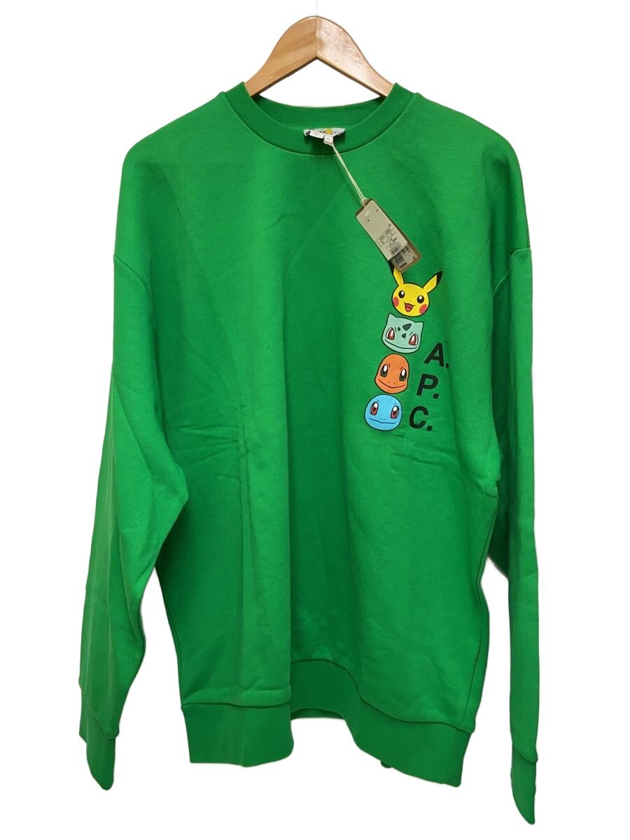 【中古】A.P.C.◆汗水/XL/綿織物/GRN/24242-1-90064//【レディース御召しもの】