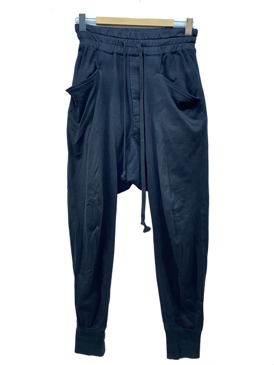 【中古】CVTVLIST◆ベーシック LONG PANTS/サルエルパンツ/スウェットパンツ/黒いこと/日本製/カタリスト【メンズウェア】