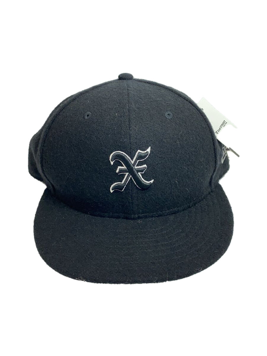 【中古】NEW ERA◆×GOD SELECTION XXX/59FIFTY/旗がしら/7 1/4/羊毛/BLK/メンズ//【服飾雑貨他】