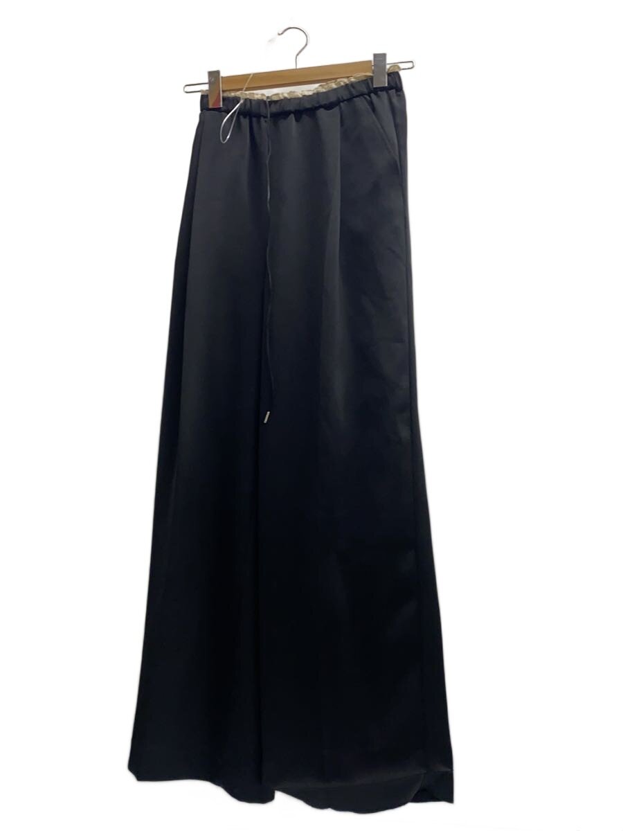 【中古】MAISON SPECIAL◆Satin Skirt Pants/36/ポリエステル/黒いこと/無地/21252515304【レディース御召しもの】