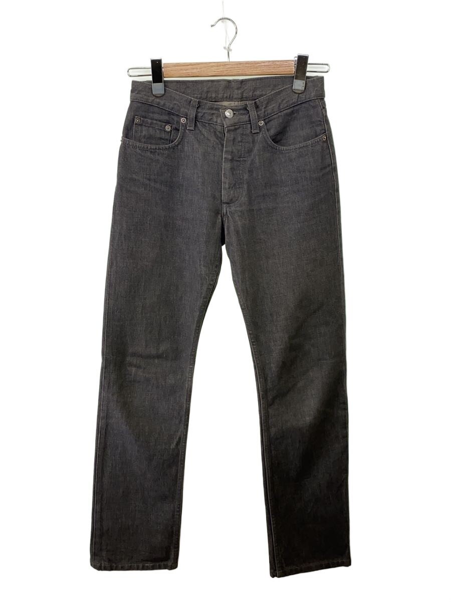 【中古】Helmut Lang◆引っ切り無いズボン下/26/綿織物/GRY/名取り草飛球【メンズウェア】
