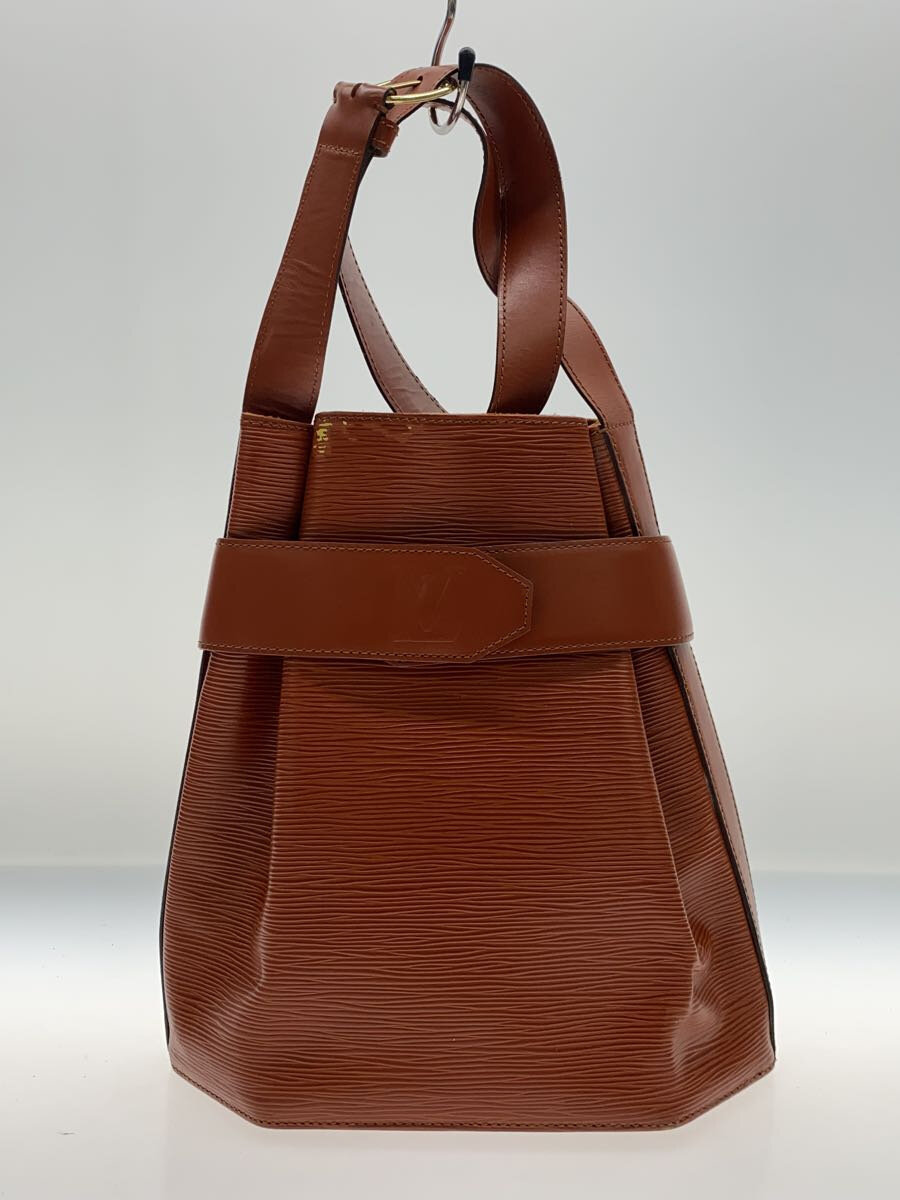 【中古】LOUIS VUITTON◆サック・デポール_エピ_BRW/なめし革/BRW/? NULL ?【御徒面子】