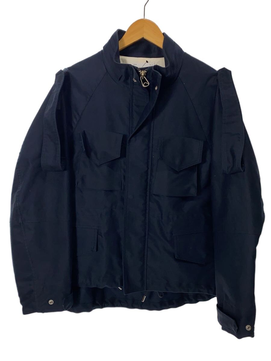 【中古】SOUMO◆ミリタリー上衣/2/綿織物/NVY/10C-SJ-002【メンズウェア】