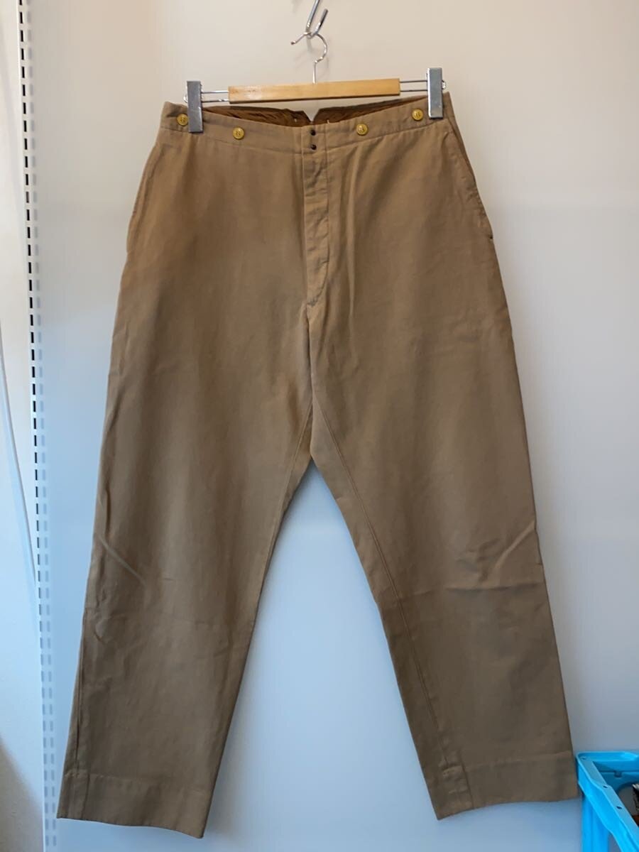 【中古】COMOLI◆製品染バックストラップパンツ/2/コットン/BEG/S03-03001【メンズウェア】|2nd STREET 店