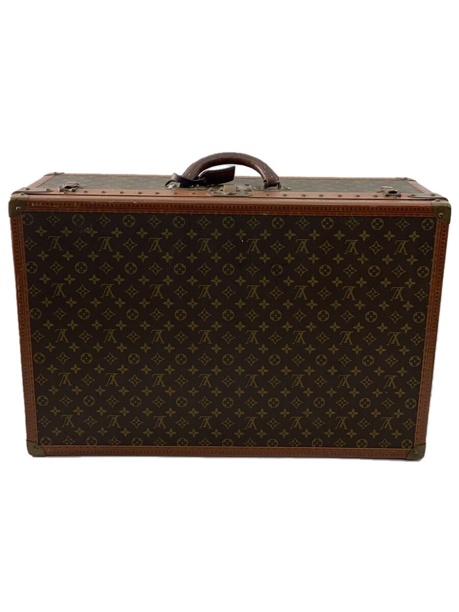【中古】LOUIS VUITTON◆アルゼール60_モノグラム・帆布_BRW/PVC/BRW【御徒面子】