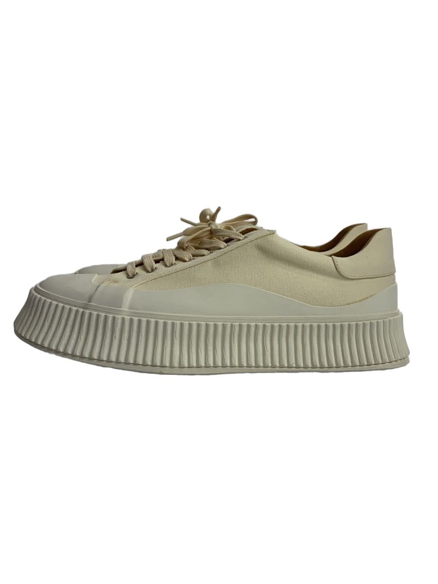 【中古】JIL SANDER◆ローカットスニーカー/44/IVO/帆布/JI32535B【シューズ】