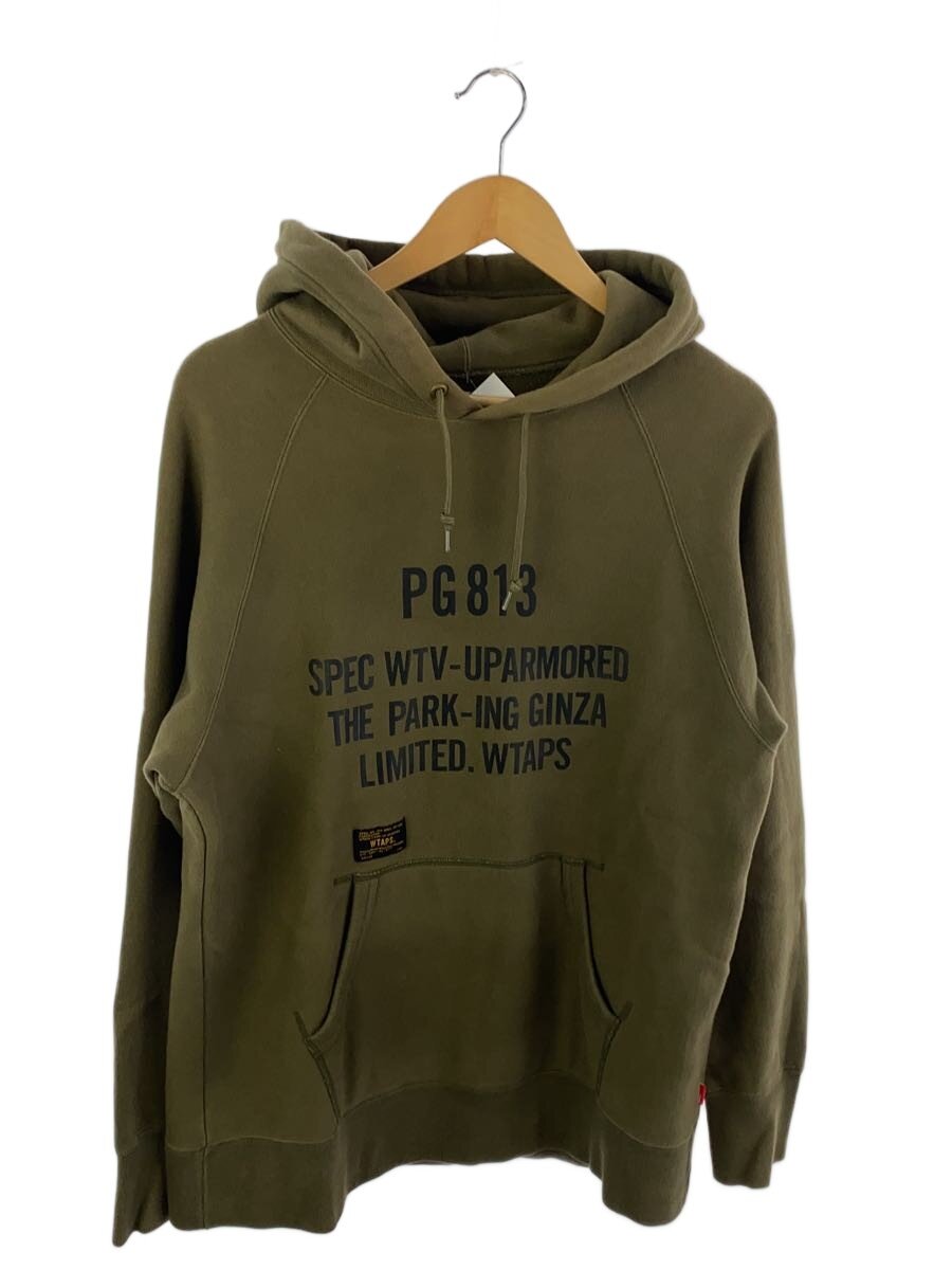【中古】WTAPS◆THE PARK-ING GINZA/アノラック-/綿織物/KHK/刷り上げる/162ATDT-CSM0S【メンズウェア】