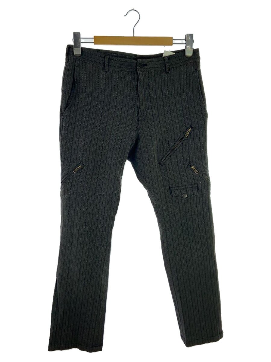【中古】COMME des GARCONS HOMME◆ボンテージパンツ/S/コットン/ストライプ/HP-P046/05AW【メンズウェア】｜2ｎｄ STREET 店
