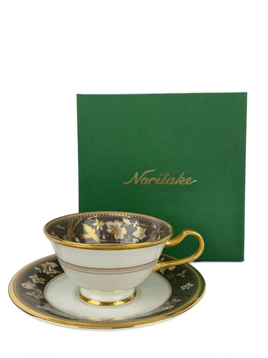 【中古】Noritake◆サフブライム/優勝杯\u0026平円盤/Y59587/4403/墨色/紅茶優勝杯【御厨子所備品】