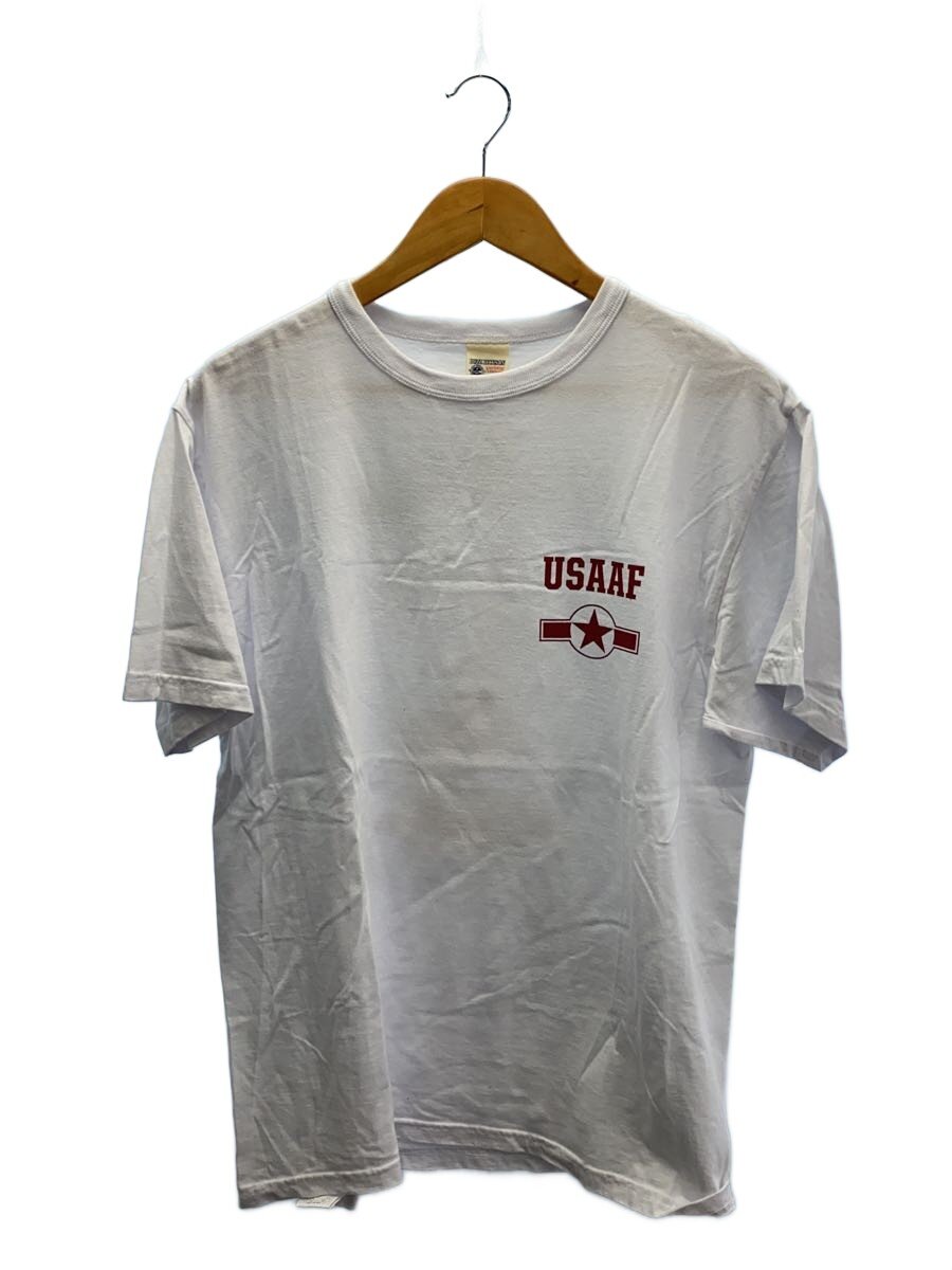【中古】Buzz Rickson’s◆バズリクソンズ/プルオーバー/XL/綿織物/WHT【メンズウェア】