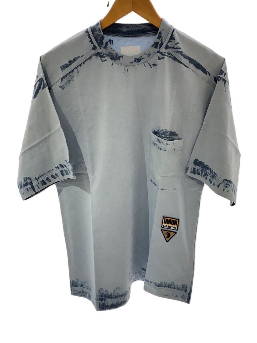 【中古】OAMC(OVER ALL MASTER CLOTH)◆30TH ANNIVERSARY T-SHIRT/プルオーバー/S/綿織物/BLU/OAYU709184【メンズウェア】