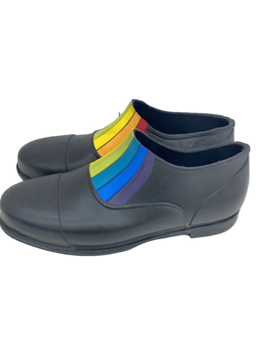 【中古】Hender Scheme◆PARALLEL/FRONT GORE＃RAINBOW/5/BLK/PVC/wv-S-fgo【シューズ】