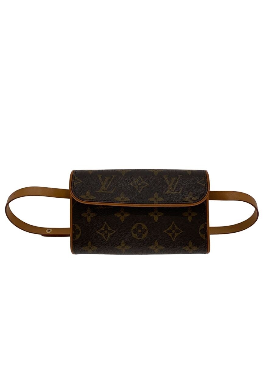 【中古】LOUIS VUITTON◆ポシェット・フロランティーヌ_モノグラム・帆布/PVC/BRW【御徒面子】