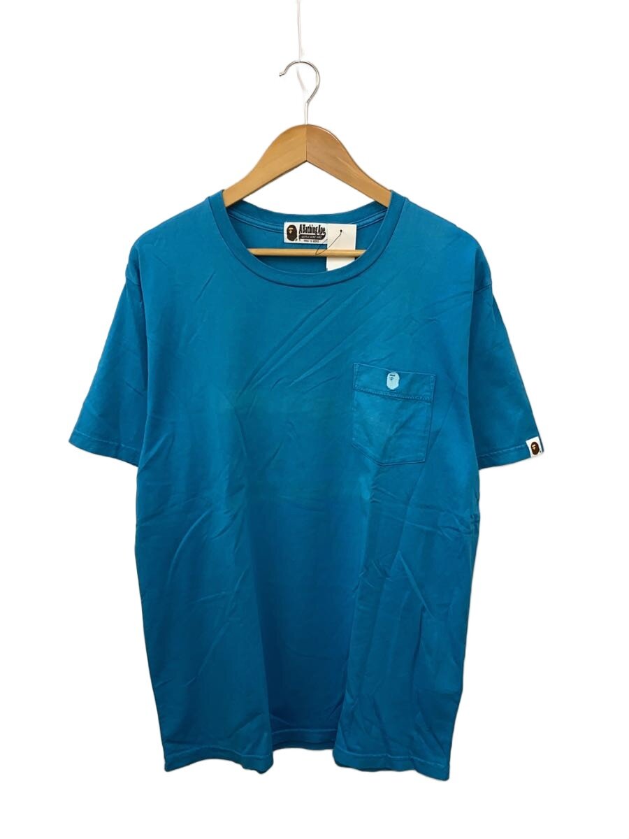【中古】A BATHING APE◆プルオーバー/L/綿織物/BLU/001CSG301009X【メンズウェア】