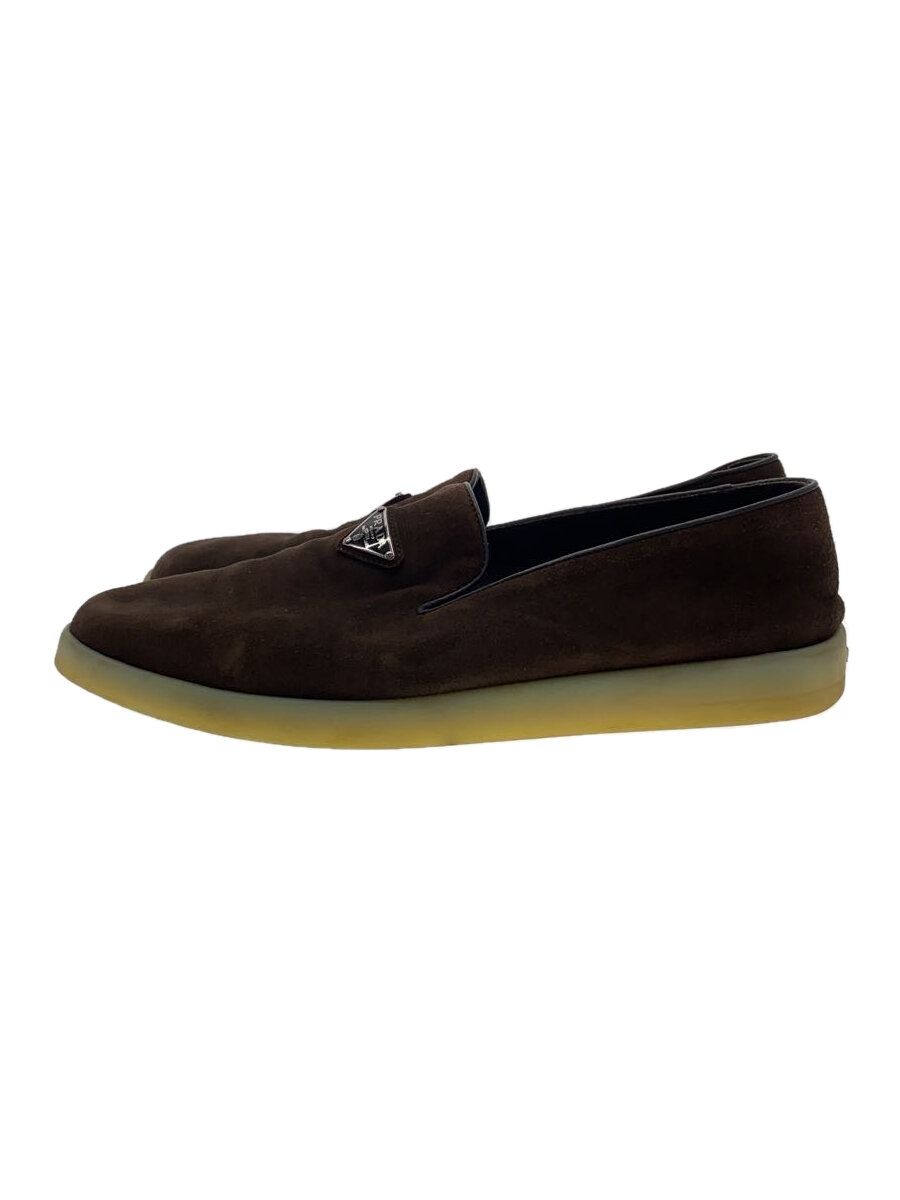 【中古】PRADA◆ローファー/UK6.5/BRW/スウェード/2DG121//【シューズ】｜2ｎｄ STREET 店
