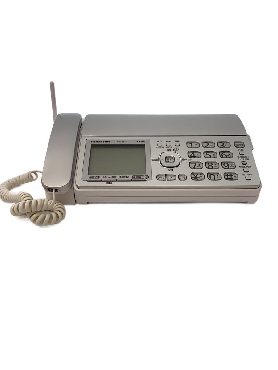 【中古】Panasonic◆FAX電話 おたっくす KX-PD315DL-S//【家電・ビジュアル・オーディオ】
