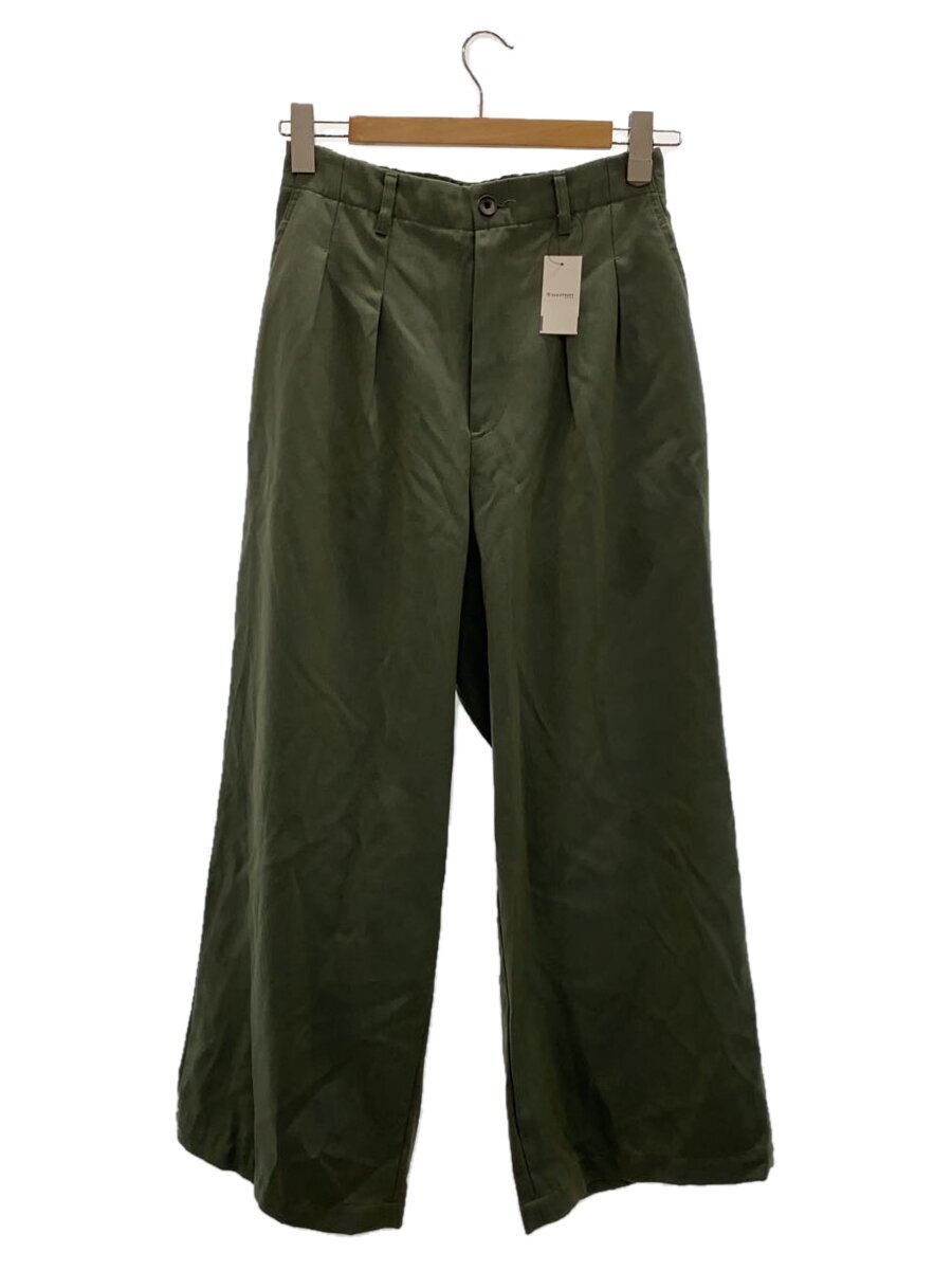 【中古】MAISON SPECIAL◆Schonherr Tow-Tuck Wide Pants/下つ方/0/羊毛/KHK/11241461201【メンズウェア】
