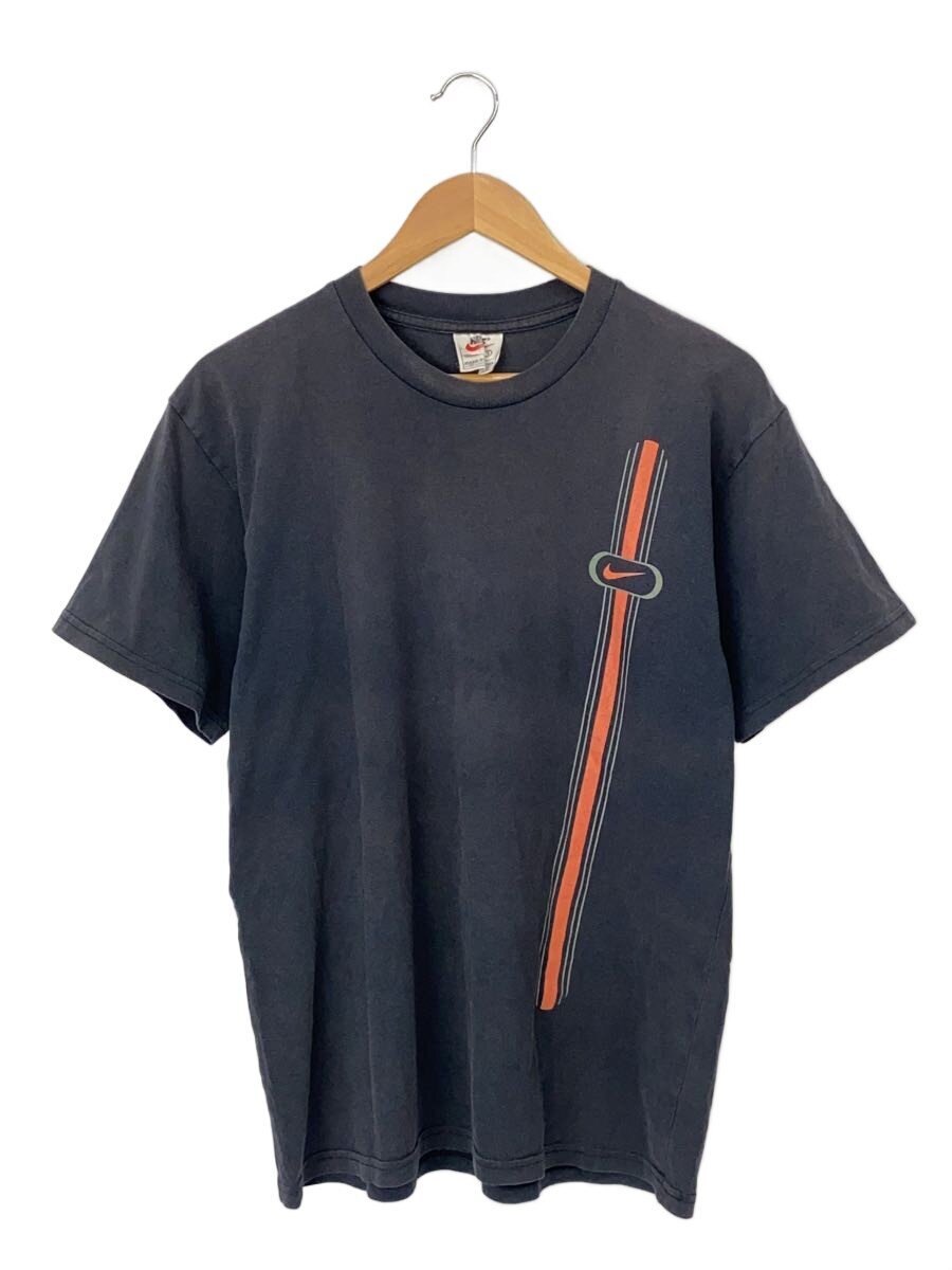 【中古】NIKE◆プルオーバー/S/綿織物/BLK/無地【メンズウェア】
