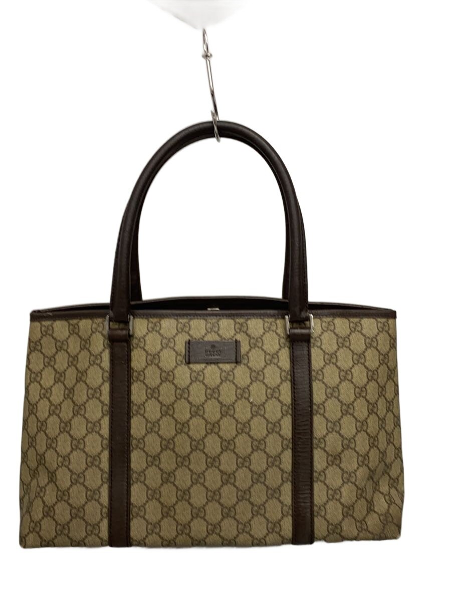 【中古】GUCCI◆GGスプリーム/GGプラス/トートバッグ/PVC/CML/総柄/114595【バッグ】｜2ｎｄ STREET 店
