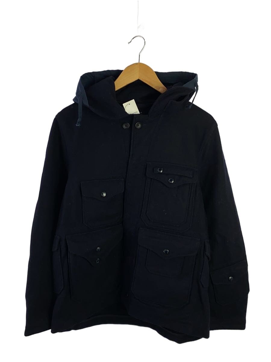 【中古】Engineered Garments◆マウンテンパーカ/ミリタリー/狩猟/ボンネットうつり変わりし/うしろ側隠し/S/羊毛/NVY//【メンズウェア】