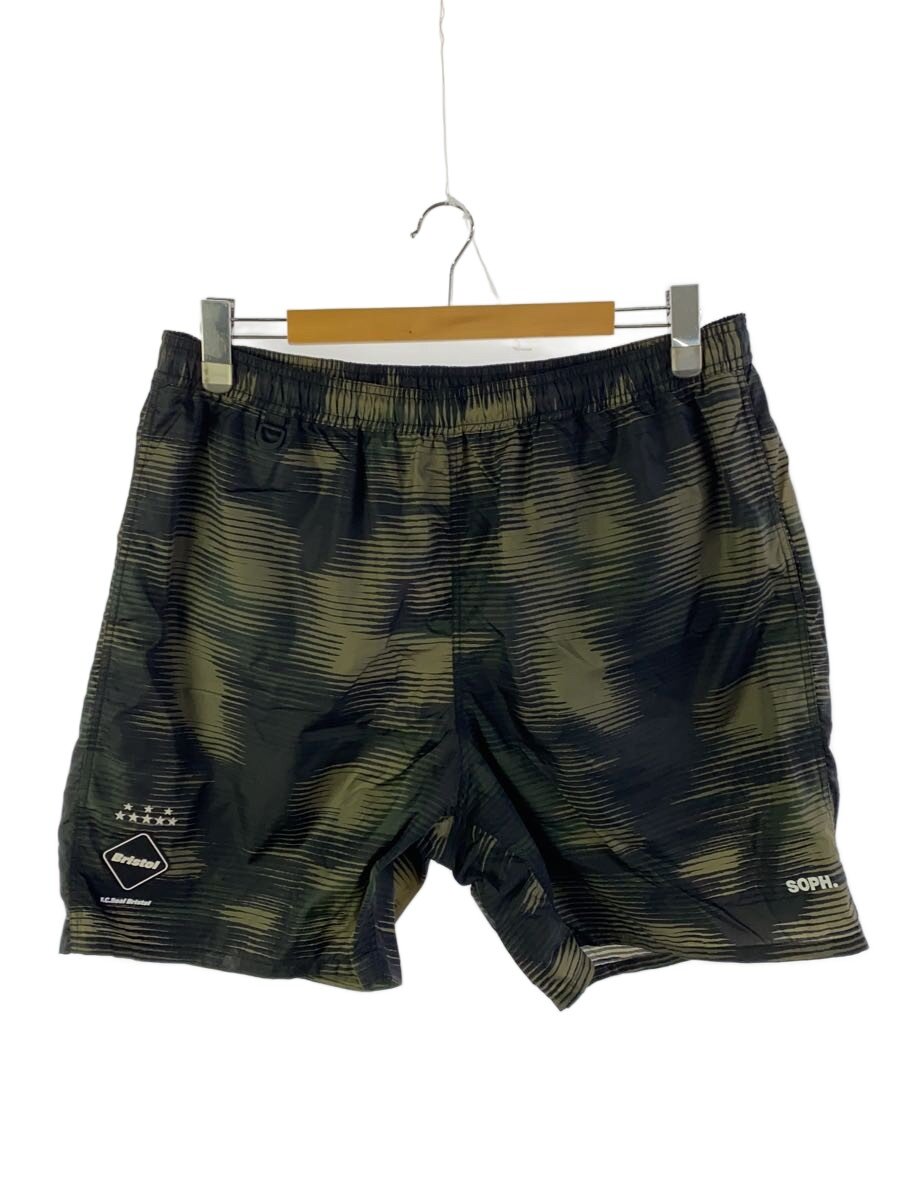 【中古】F.C.R.B.(F.C.Real Bristol)◆SPEED CAMO EASY SHORTS/遊撃手ズボン下/XL/ナイロン/KHK/総柄/FCRB-250028【メンズウェア】