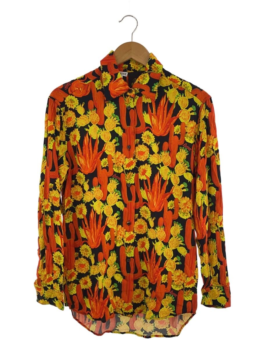 【中古】LOEWE◆トロピカルロングスリーブシャツ/長袖プルオーバー/34/人絹/ORN/花柄/1724871【レディースお召しもの】