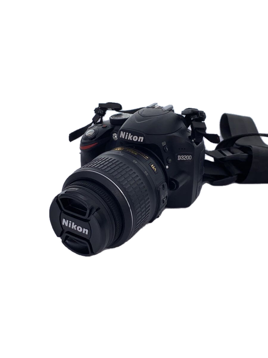 【中古】Nikon◆デジタル一眼カメラ D3200 18-55 VR レンズキット [ブラック]//【カメラ】｜2ｎｄ STREET 店