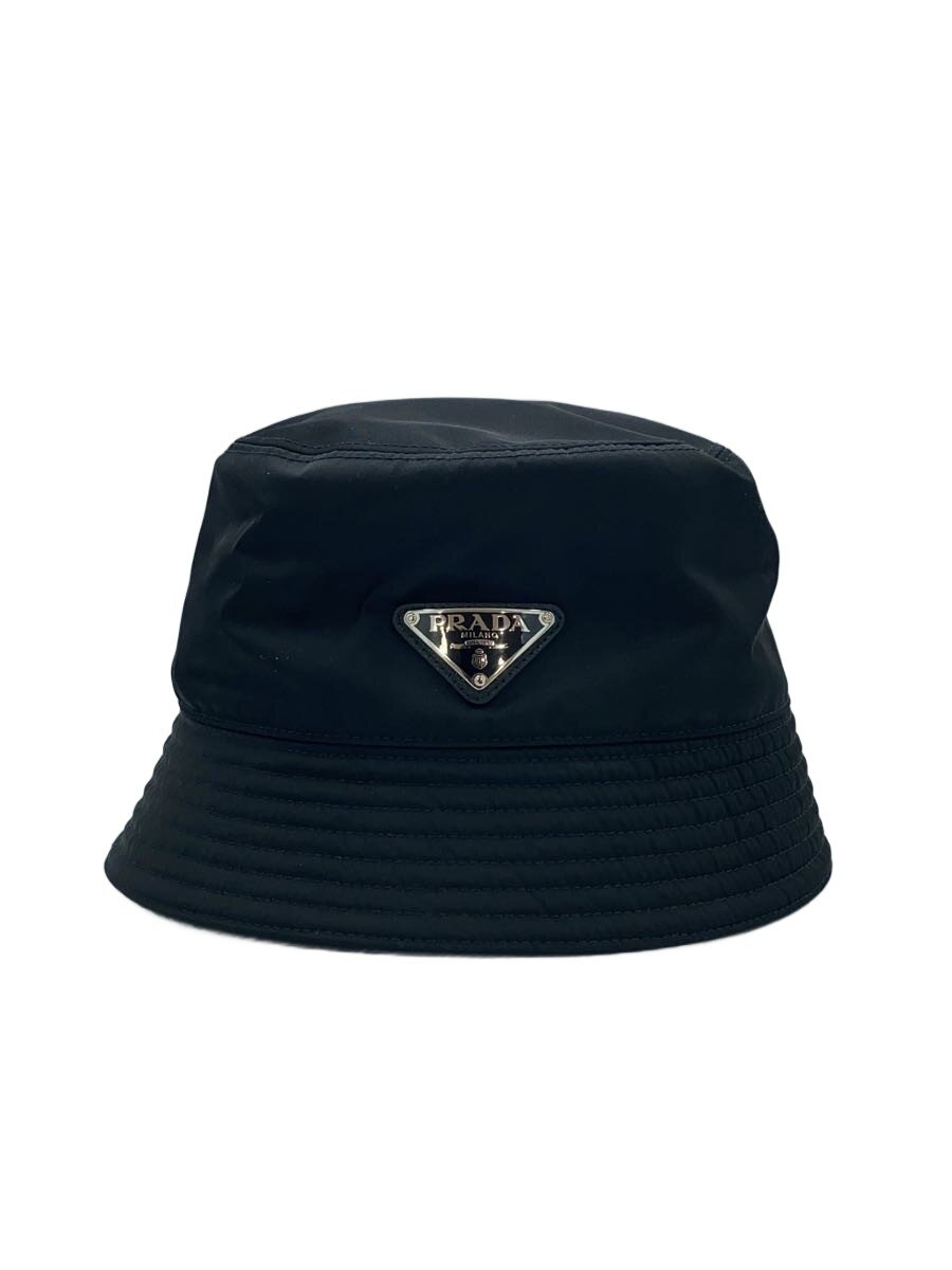 【中古】PRADA◆かぶり笠/S/BLK/レディース/2HC137 2DMI【服飾雑貨他】