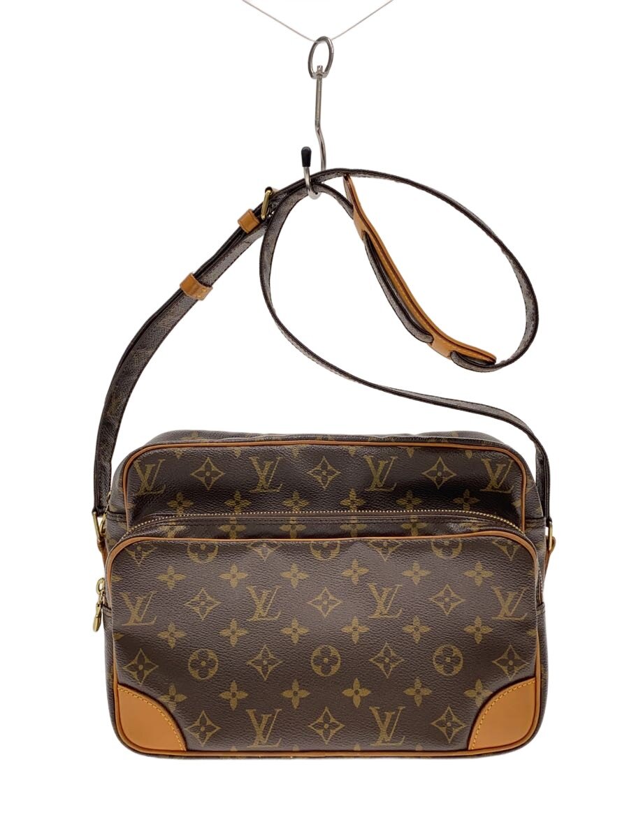 【中古】LOUIS VUITTON◆ナイル_モノグラム・キャンバス/PVC/BRW/総柄/内ポケット内劣化有【バッグ】｜2ｎｄ STREET 店