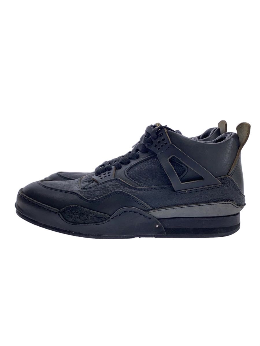 【中古】Hender Scheme◆industrial products 10/ハイカットスニーカー/4/BLK/なめし革//【シューズ】