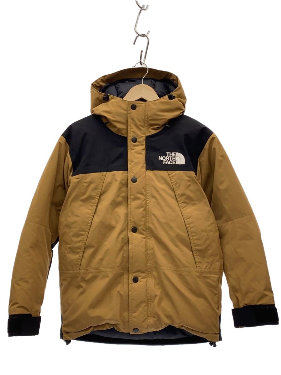 【中古】THE NORTH FACE◆MOUNTAIN DOWN JACKET_マウンテンダウンジャケット/XS/ナイロン/CML/無地//【メンズウェア】