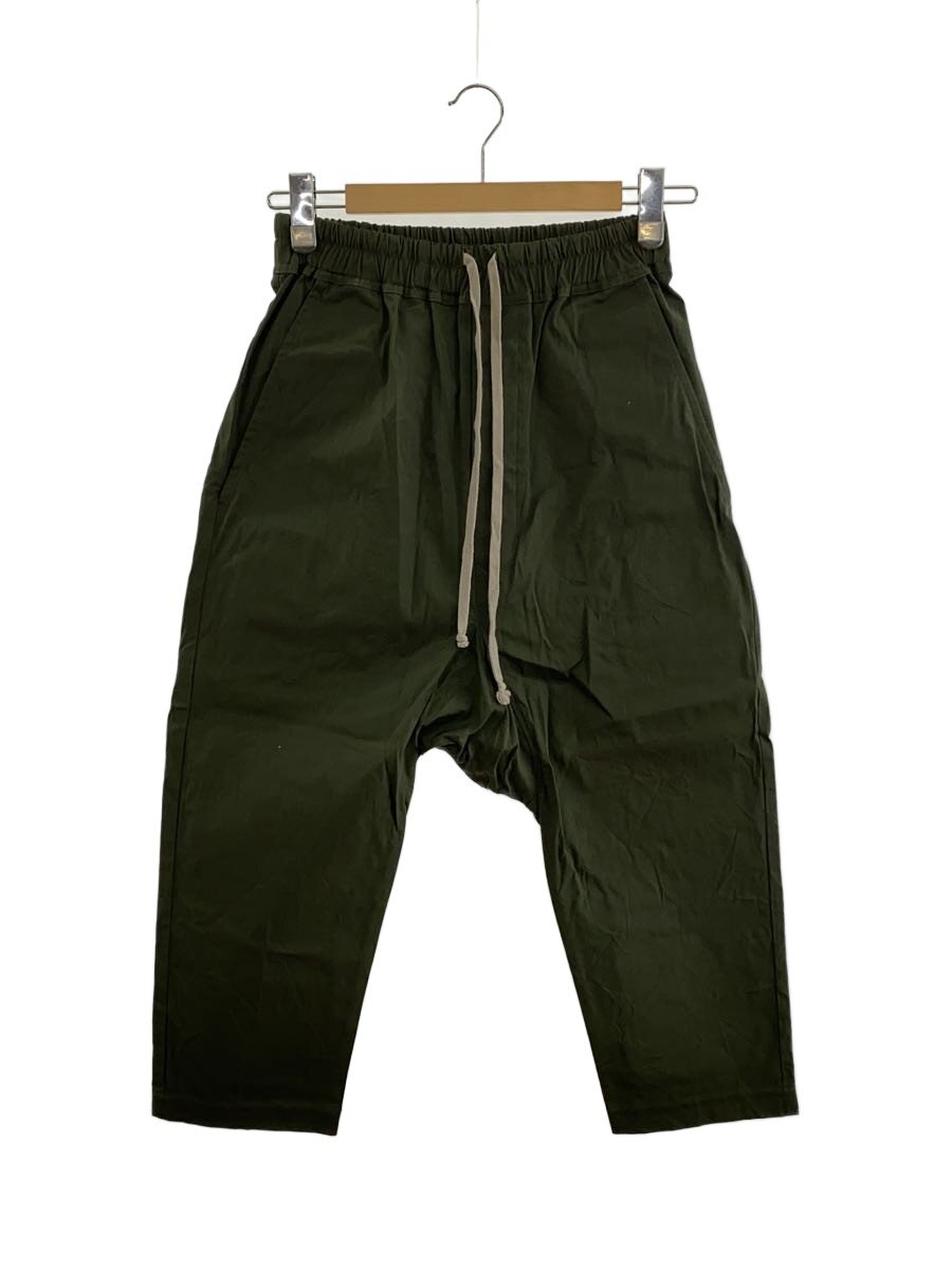 【中古】Rick Owens◆Drawstring Cropped Pants/ボトム/46/コットン/KHK/RU02A5381-TE【メンズウェア】|2nd STREET 店