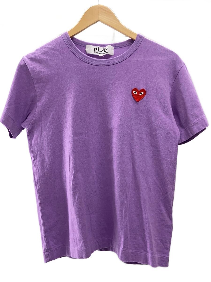 【中古】PLAY COMME des GARCONS◆赤いことハート型プルオーバー/S/綿織物/PUP/AZ-T212//【レディースお召しもの】