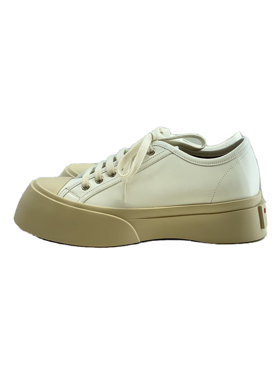 【中古】MARNI◆ナッパレザー/ローカットスニーカー/39/WHT/なめし革/snzu002002//【シューズ】