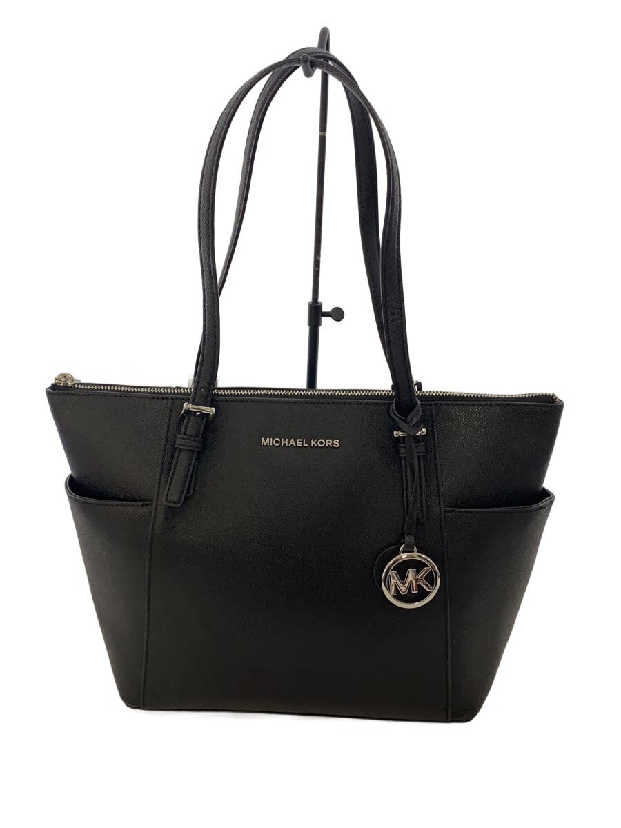 【中古】MICHAEL KORS◆トートバッグ/30F2STTT8L/底鋲付/黒いこと【御徒面子】