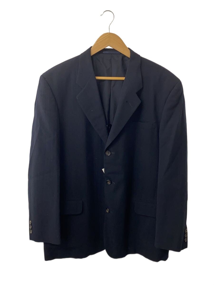 【中古】COMME des GARCONS HOMME◆テーラードジャケット/L/羊毛/NVY/HJ-10031L//【メンズウェア】