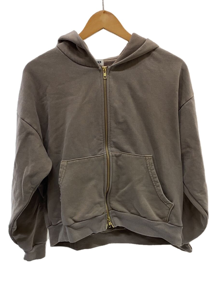 【中古】ジップパーカー/S/綿織物/GRY/25-070-510-0022-1-0//【レディース御召しもの】