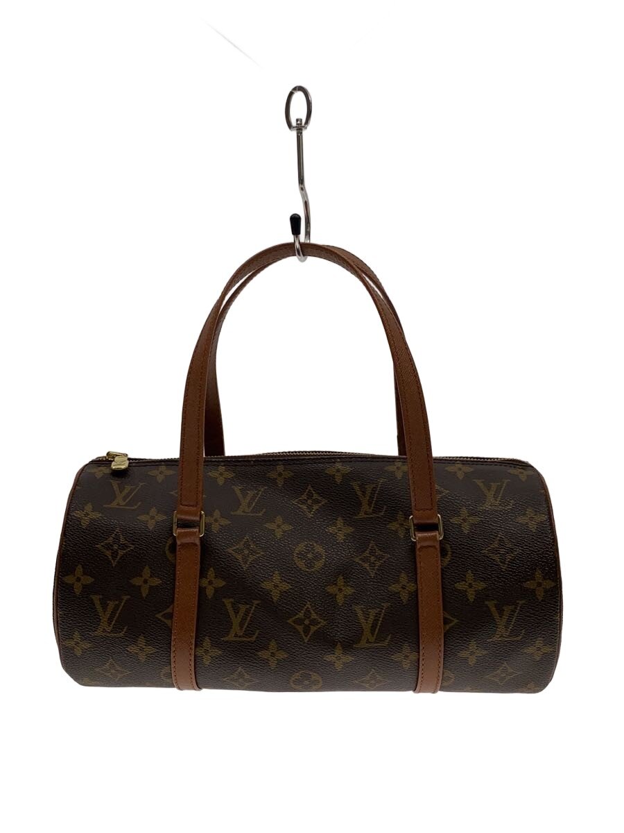 【中古】LOUIS VUITTON◆ルイヴィトン/ボストンバッグ/なめし革/赤銅色/モノグラム/M51385【御徒面子】