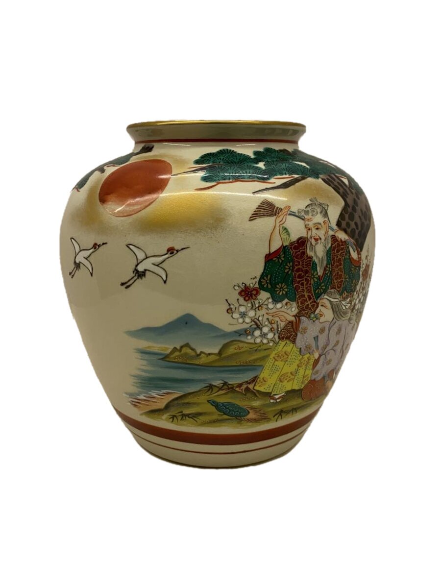 楽天市場】九谷焼 正峰謹製 ◇【花器】九谷焼/正峰作 金彩鹿春秋 花瓶