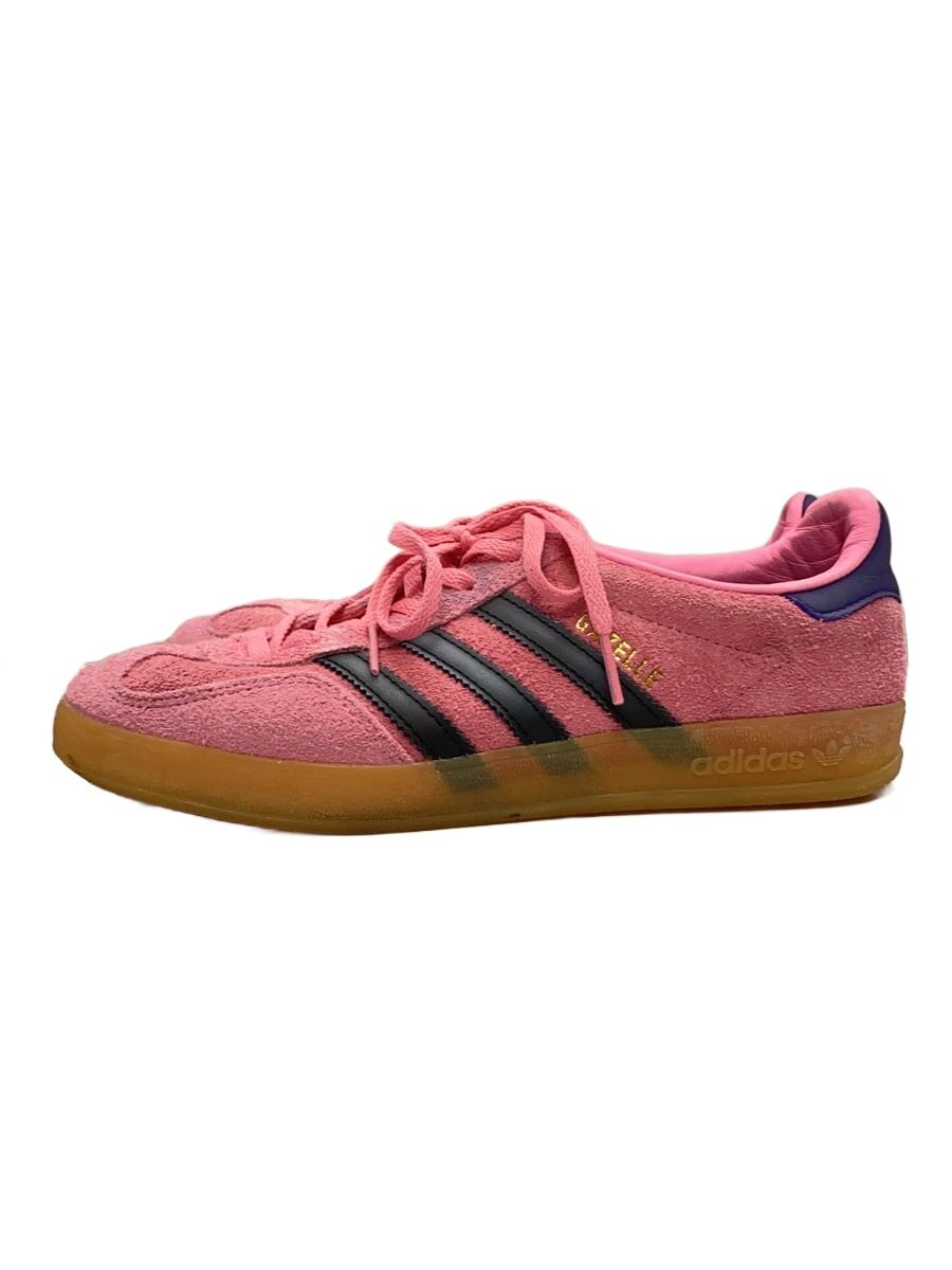 【中古】adidas◆GAZELLE INDOOR_ガゼル インドア/24.5珊/PNK//【シューズ】