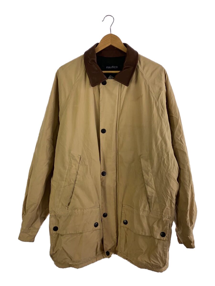 【中古】NAUTICA◆ジャケット/L/ポリエステル/KHK【メンズウェア】|2nd STREET 店