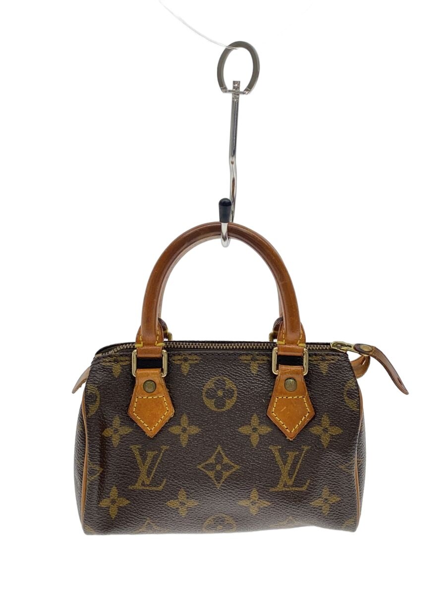 【中古】LOUIS VUITTON◆ミニ・スピーディ_モノグラム・キャンバス/PVC/BRW//【バッグ】|2nd STREET 店