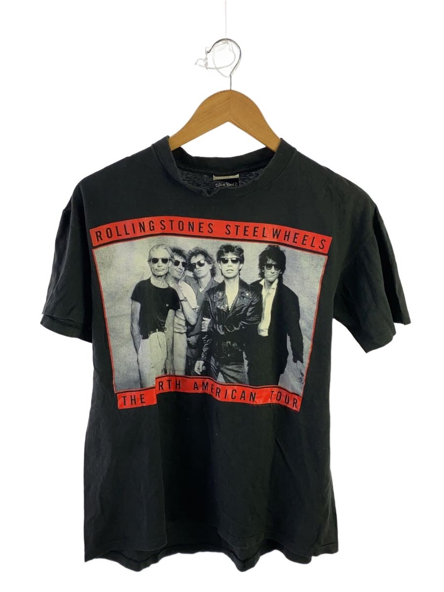 【中古】ROLLING STONES◆プルオーバー/L/綿織物/BLK【メンズウェア】