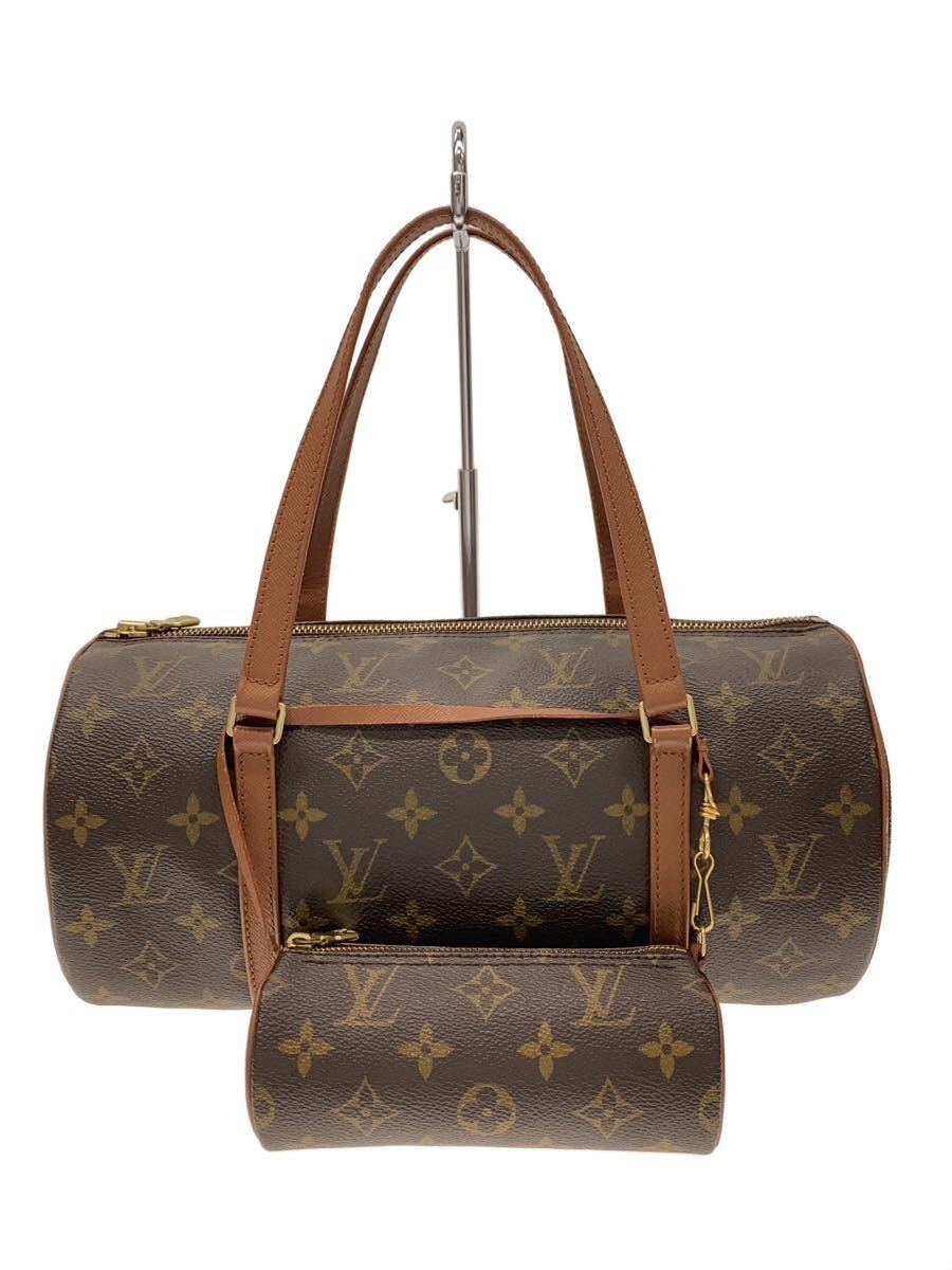 【中古】LOUIS VUITTON◆LOUIS VUITTON ルイヴィトン ボストンバッグ/PVC/BRW/M40711/パピヨン30【御徒面子】
