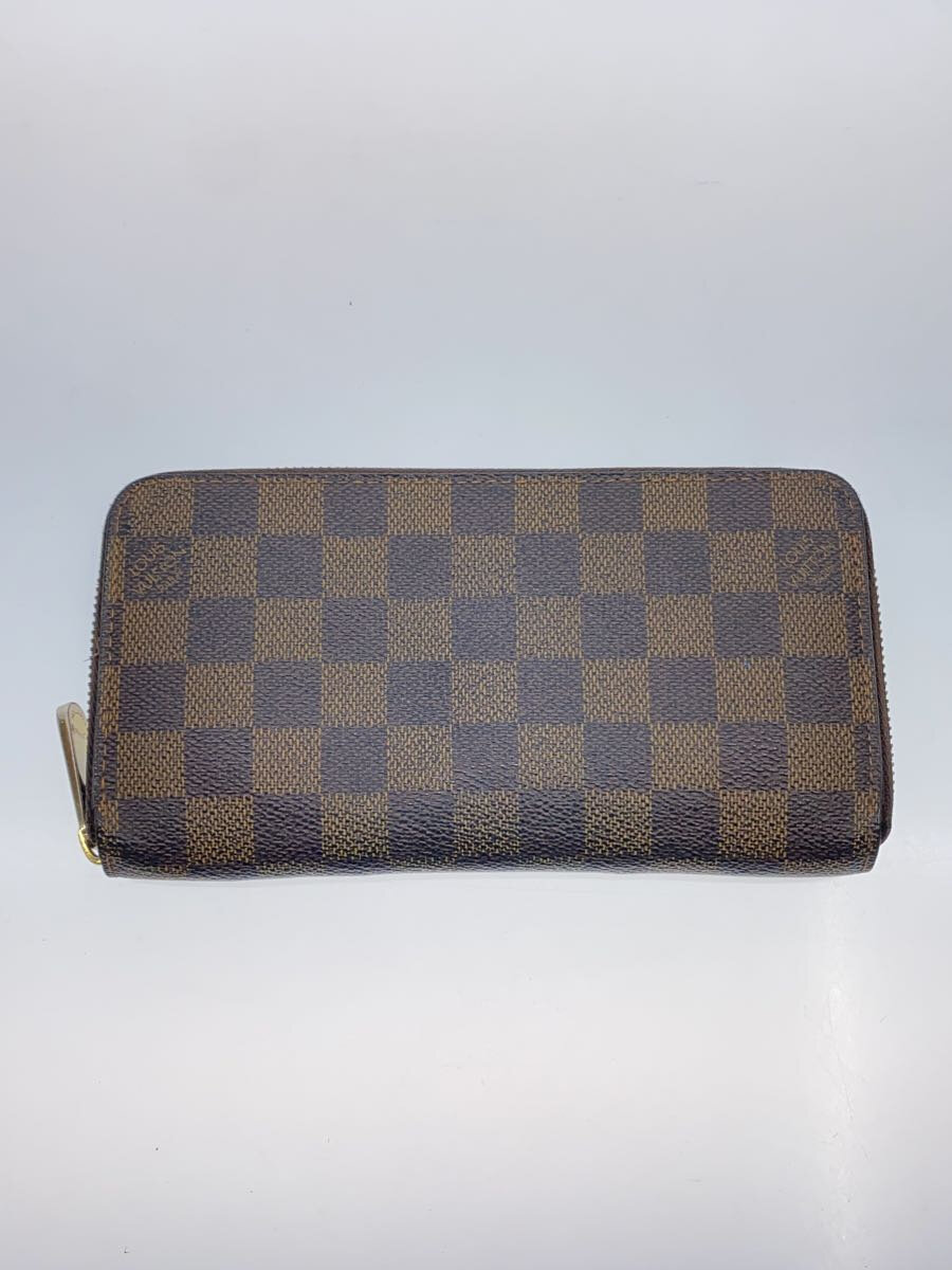 【中古】LOUIS VUITTON◆1)ジッピー・ウォレット_ダミエ・エベヌ_BRW/PVC/BRW/チェック/メンズ【服飾雑貨他】｜2ｎｄ STREET 店