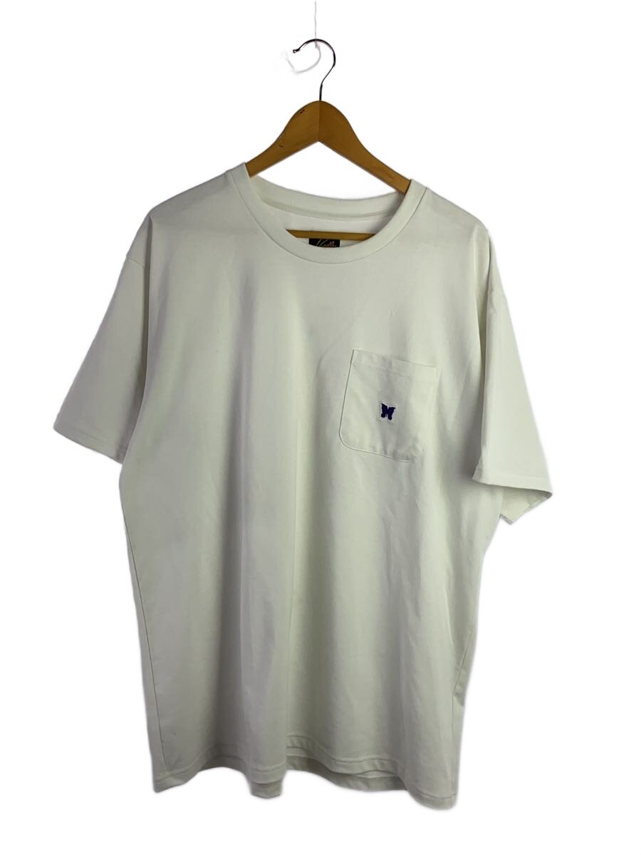 【中古】Needles◆プルオーバー/L/ポリエステル/WHT/無地/QV362【メンズウェア】
